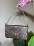LV chained mini bag
